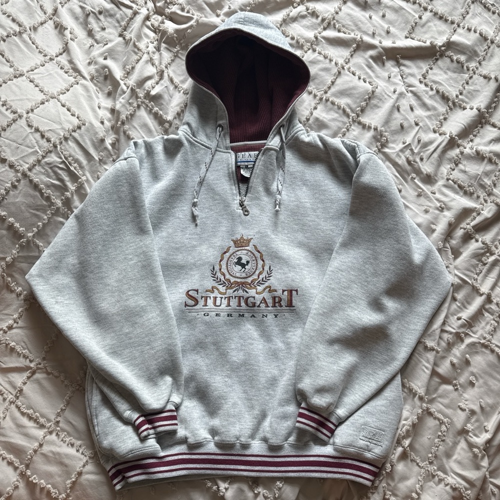 Stuttgart Gray Hoodie for Men
